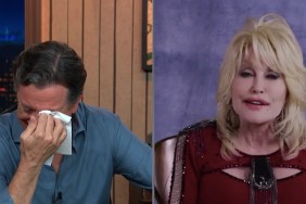Stephen Colbert and Dolly Parton