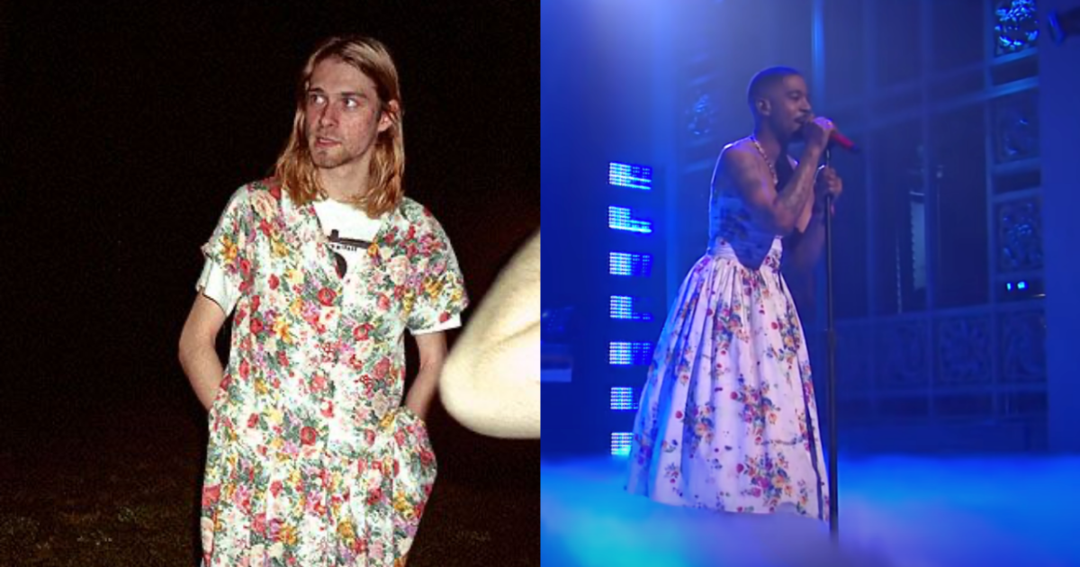 Kid Cudi Pays Tribute To Kurt Cobain, Donning Floral Summer Dress On SNL