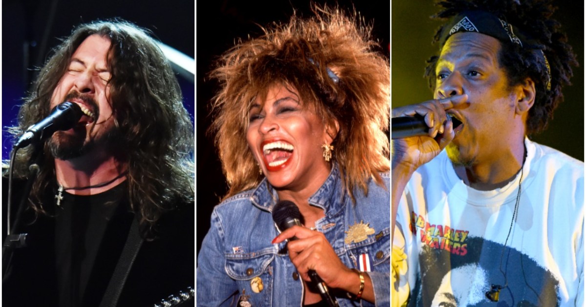 Foo Fighters Jay Z Tina Turner And More Inducted Into 2021 Rock And Roll Hall Of Fame 