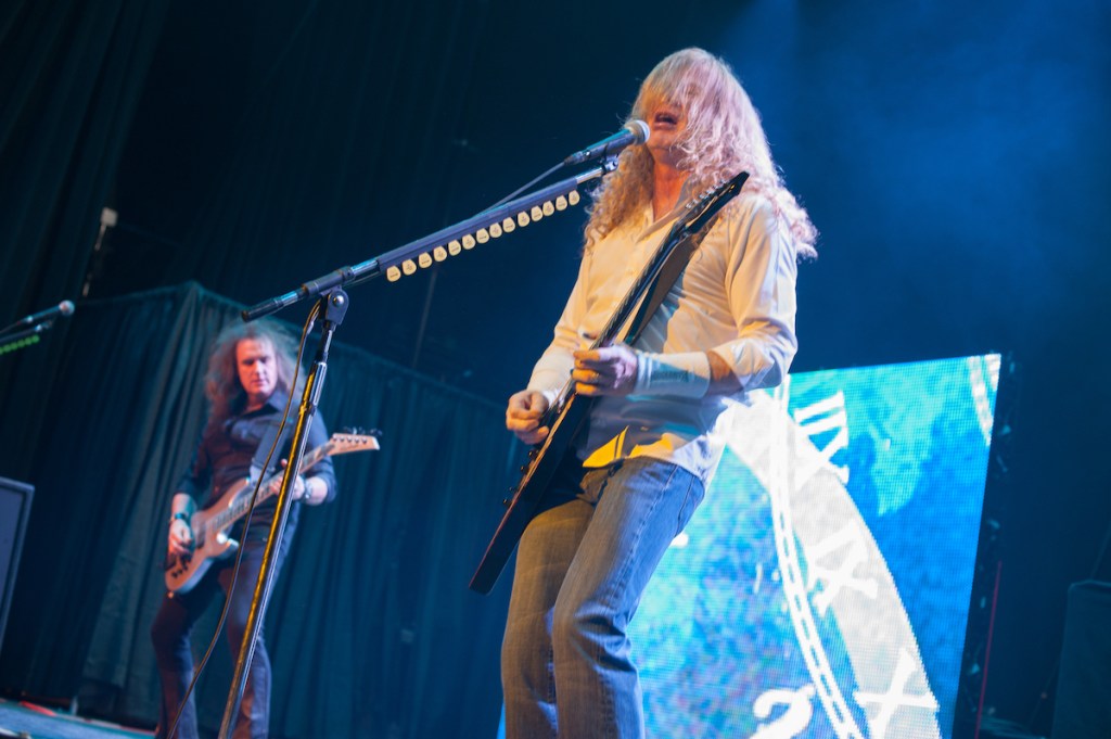 Megadeth's Dave Mustaine and former bassist David Ellefson