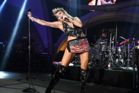 Miley Cyrus performs in Las Vegas