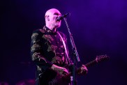 Billy Corgan performing with Smashing Pumpkins in 2021