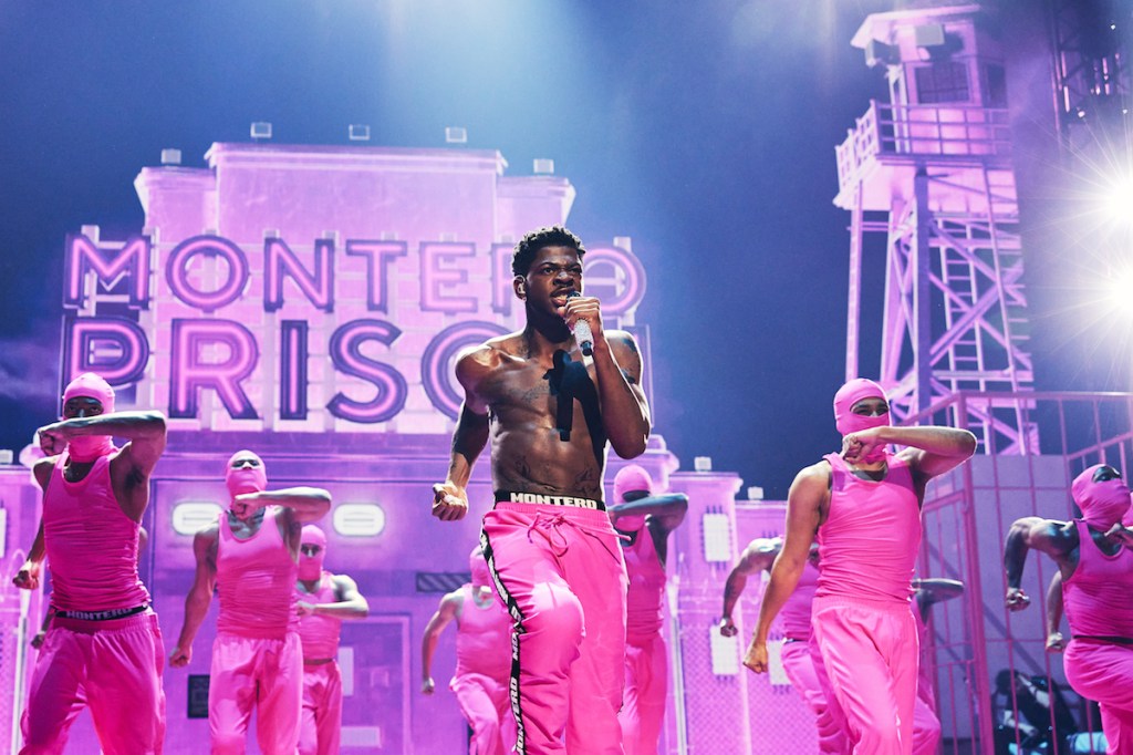 Lil Nas X performs at the 2021 MTV Video Music Awards