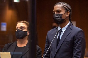 A$AP Rocky in Los Angeles Superior courtroom on August 17, 2022