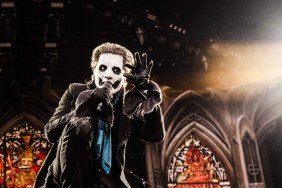 Ghost's Tobias Forge performing live