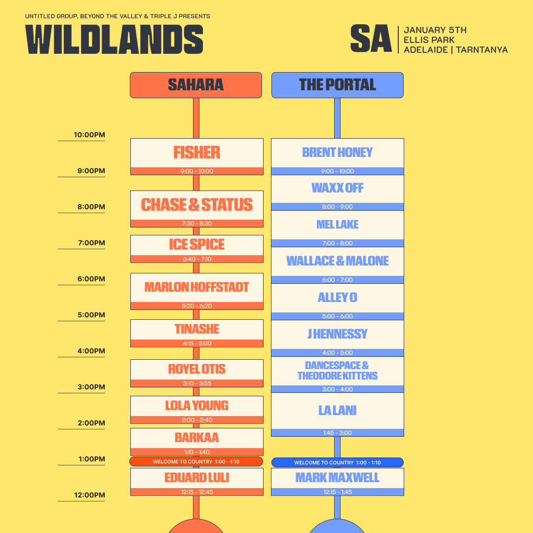 Wildlands Festival Unveils 2025 Set Times