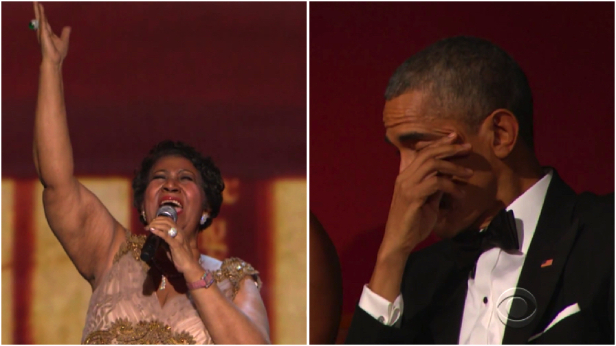 Watch Aretha Franklin Bring Barack Obama To Tears With Stellar Performance  Of '(You Make Me Feel Like) A Natural Woman' - Music Feeds