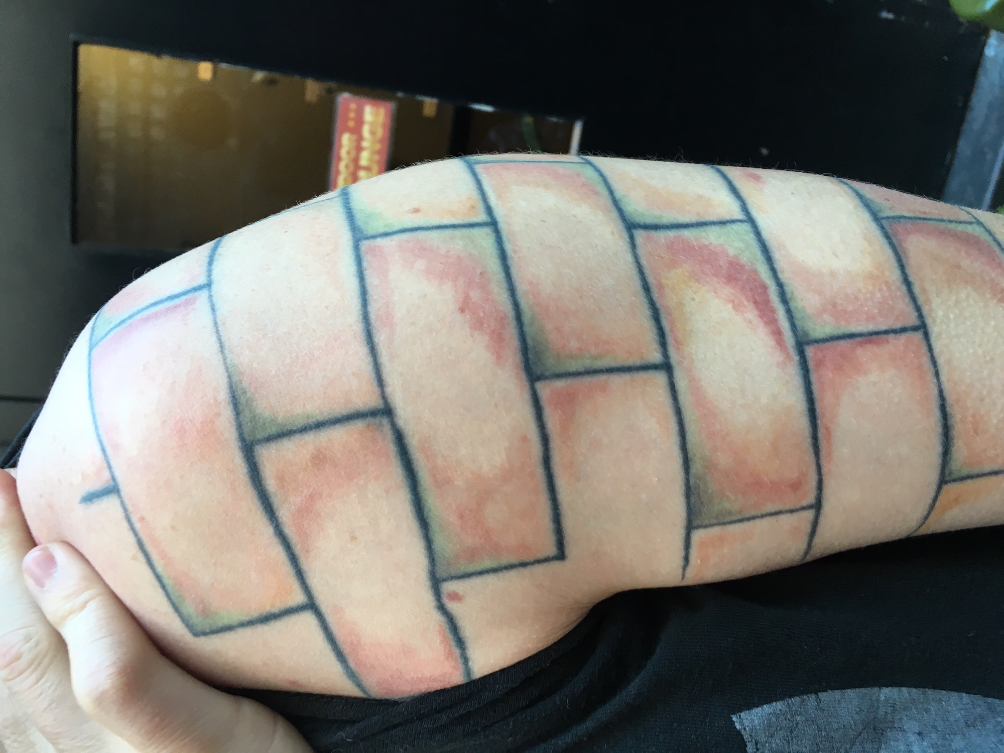 Brick Wall Tattoo Blank Template - Imgflip