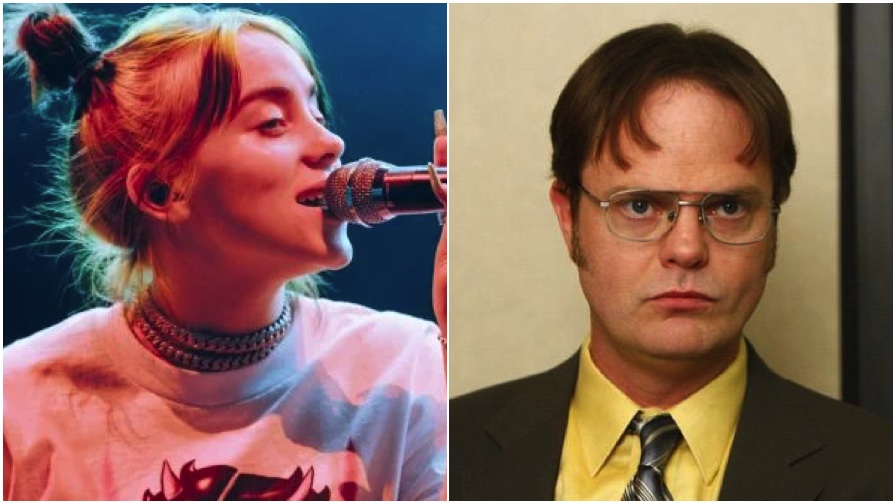 Noted 'Office' Stan Billie Eilish Is Working On A 'Secret' New Music  Project With Dwight Schrute Himself - Music Feeds