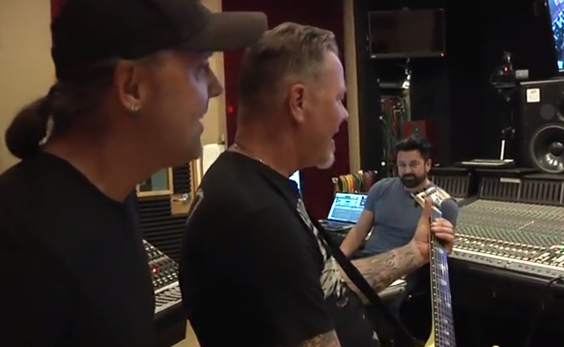 Metallica Give Us A Sneak Peak Of New Album Riffs With This Studio Video -  Music Feeds