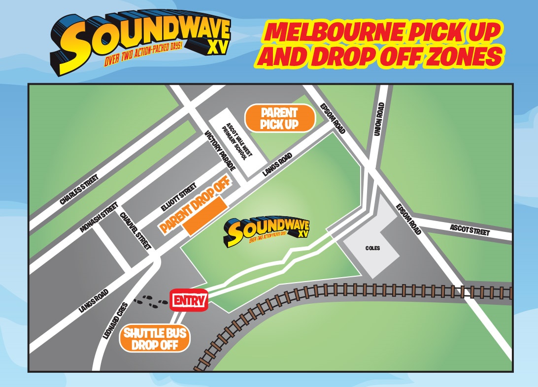 Soundwave Melbourne Drop Off