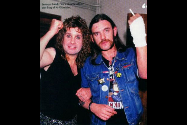 7. Lemmy Hangs With His BFF