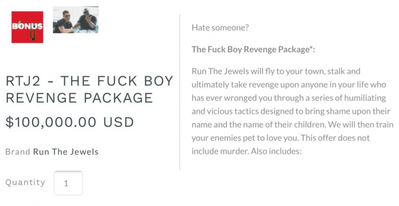 Run The Jewels - Fuckboy Pack