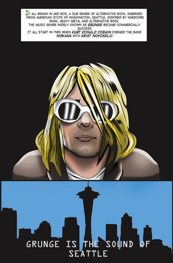 Kurt Cobain Comic 2