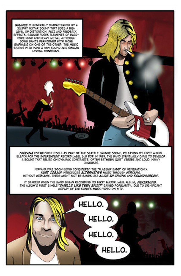 Kurt Cobain Graphic Novel 3