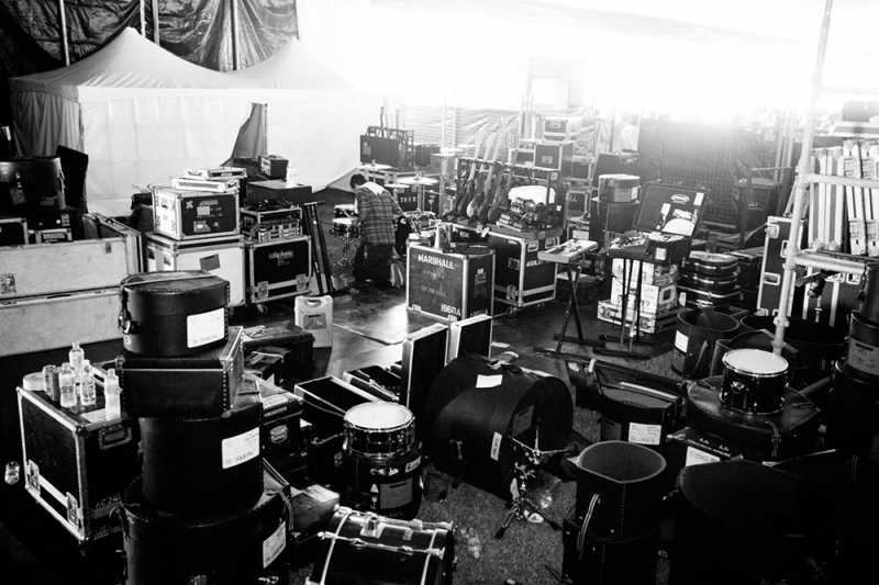 Backstage<br />Soundwave 2010, Perth