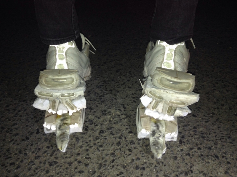 Death Grips... as some kind of shoe monster?