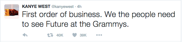 Kanye's Tweets