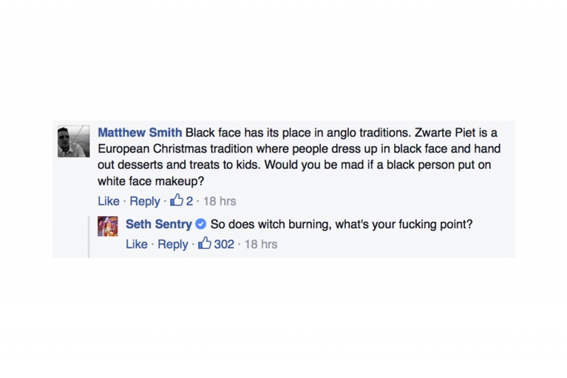 Seth Sentry's Facebook "Purging" Comments #9