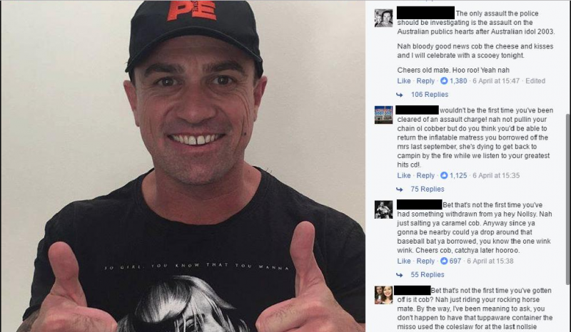 The Banter In The Comments Section On Shannon Noll's Facebook Page Is Lit #7