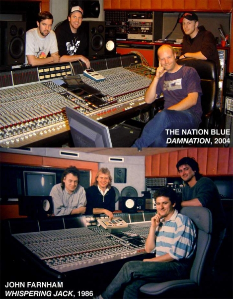 Recording Damnation, Metropolis Studio, 2003. By ‘Carl’
