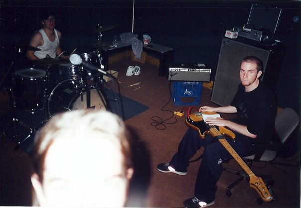 Preston, 2000. First Mainland Rehearsal and first ever selfie in recorded history