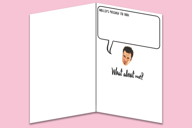 The "What About Me?" Valentine's Day Card (Inside)
