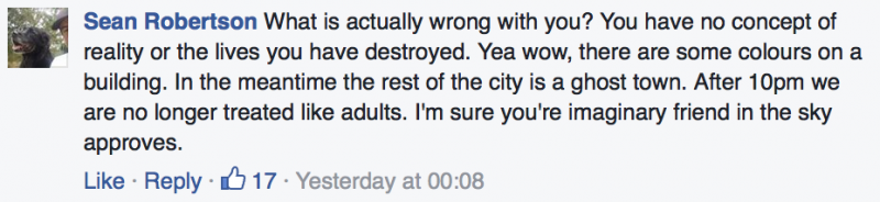 Thought Provoking Replies To Mike Baird's Controversial Vivid Sydney FB Post #10
