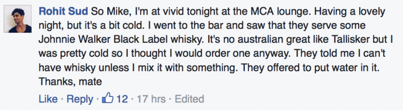 Thought Provoking Replies To Mike Baird's Controversial Vivid Sydney FB Post #2