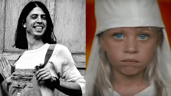 Dave Grohl meets the girl from Nirvana's 'Heart-Shaped box' music video 23  years later, The Independent