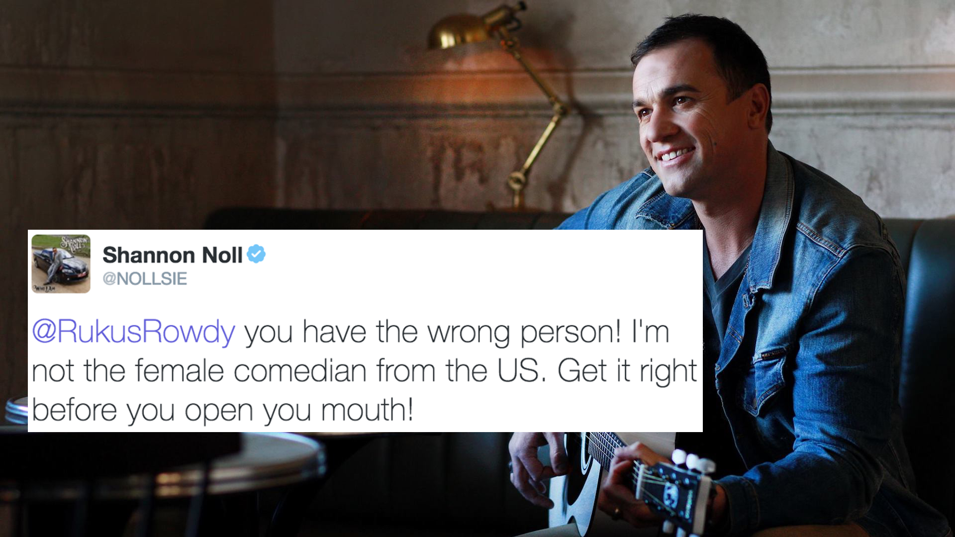 People Are Confusing Shannon Noll With A Female Comedian & He&rsquo;s Had It